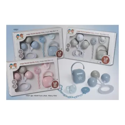 10521 - JUEGO INFANTIL ESTUCHE 4 PZ