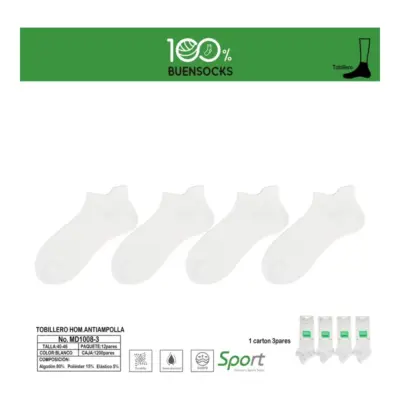Md1008 Tobillero Antiampolla Pack12