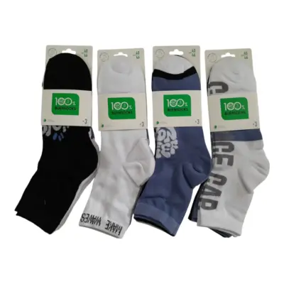 Md1010 Calcetin Media Caña Hombre 40-46 Buen Socks