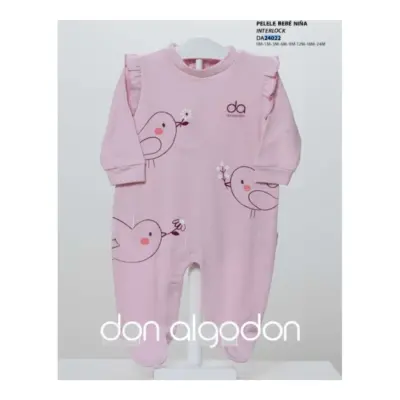 Da24022 Pelele Bebe Don Algodón