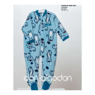 Da24031 Dormilon Bebe Don Algodón
