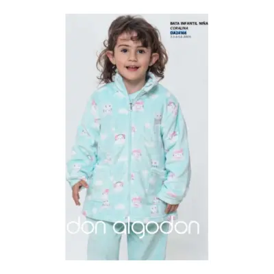 Da24166 Bata Niña Don Algodón