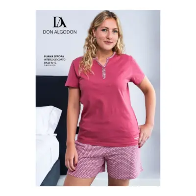 Da25401c Pijama Señora Don Algodn