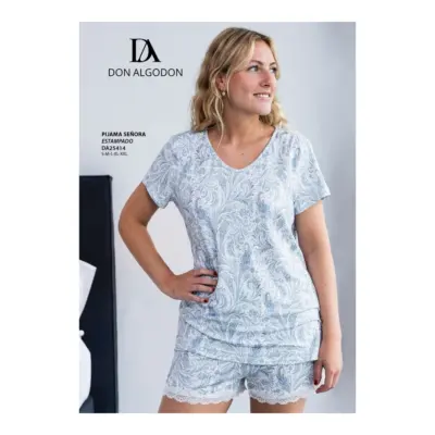 Da25414 Pijama Señora Don Algodn