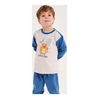 Da25w111 Pijama Terciopelo Niño