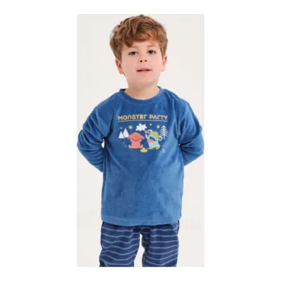 Da25w112 Pijama Terciopelo Niño