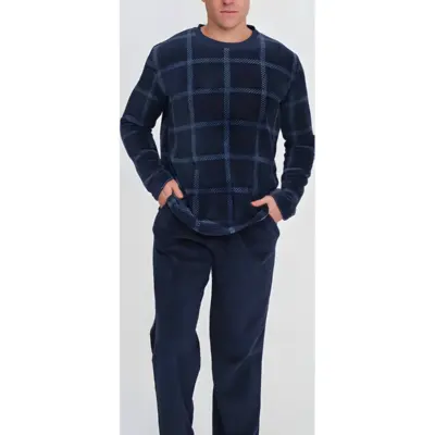Da26w304 Pijama Hombre Coralina Don Algodon