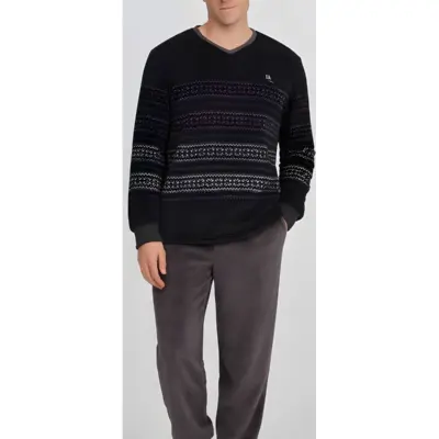 Da26w307 Pijama Hombre Coralina Don Algodon
