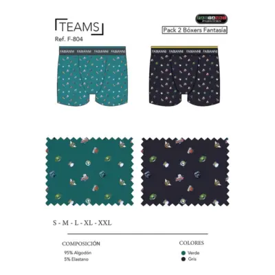 F804 - Boxer Teams Fabianni Pack 2