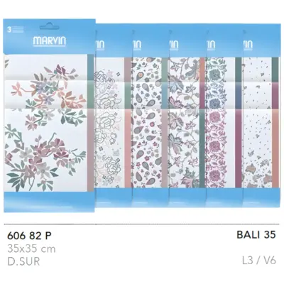 Bali35 Pañuelo Guash Pack 3 Tamaño 35X35