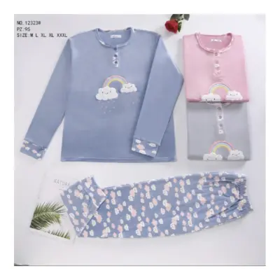 Pijama Luna Terciopelo 12323