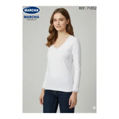 Camiseta Manga Larga Mujer Marcha 71052