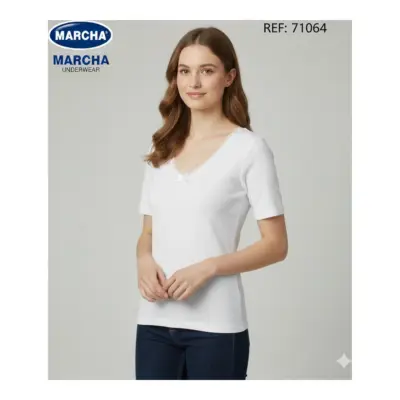 Camiseta Manga Corta Mujer Marcha 071064