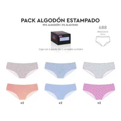 Braga Alta 688 Naiara Pack 2