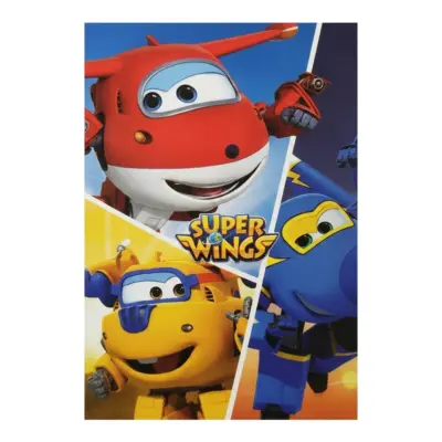 Manta Polar Niño Super Wings 720-367