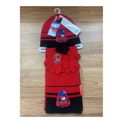 Set Gorro Bufanda Guantes Niña Lady Bug 780-621