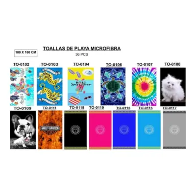 Toalla Playa Microfibra Npt