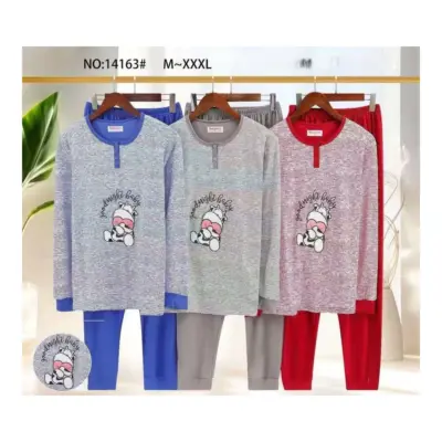 Pijama Mujer Largo con Felpa P.juanito 14163