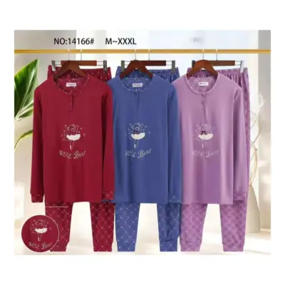 Pijama Mujer Largo con Felpa P.juanito 14166