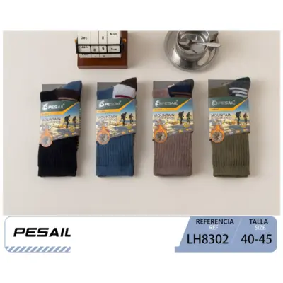 Lh8302 Calcetin Lana Merino Hombre Pesail