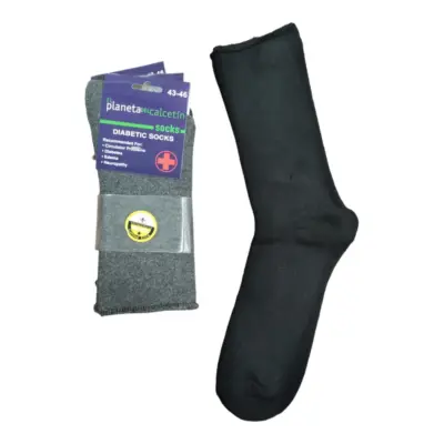 Calcetin Rizo Diabetico Planeta Calcetin Pack 12