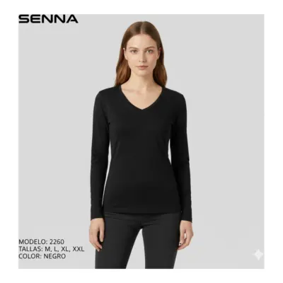 Camiseta Ml Termica Mujer Senna 2260