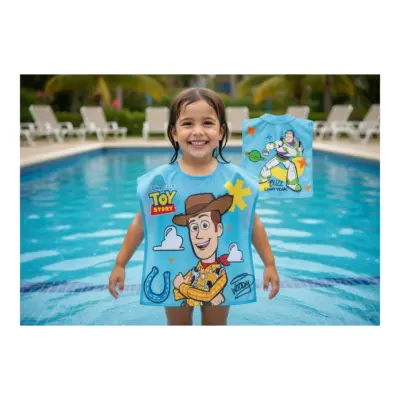 Ez78140 Poncho Playa Microfibra Toy Story Sun City