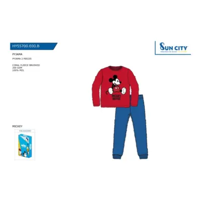 Hy55700 Pijama Coralina Niño Mickey