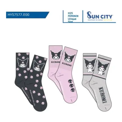Hy57577 Calcetines Kuromi Sun City