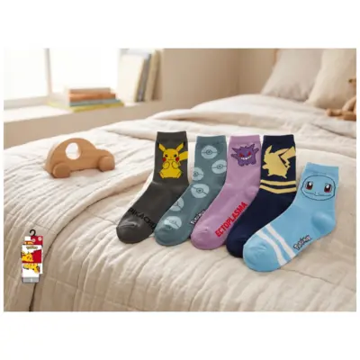 Zh06055 Pack 5 Calcetines Pokemon Surtido 1 Sun City