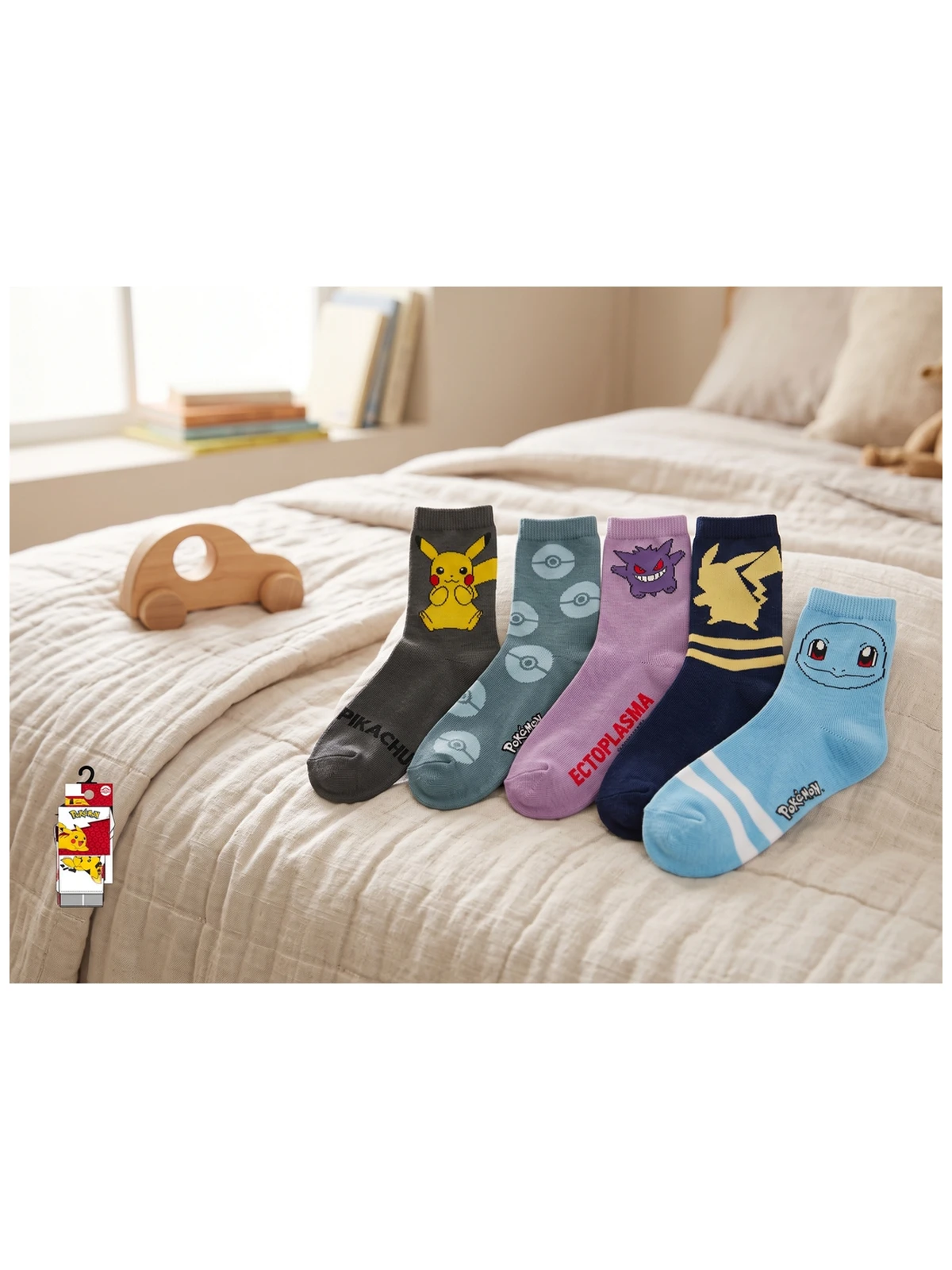Zh06055 Pack 5 Calcetines Pokemon Surtido 1 Sun City