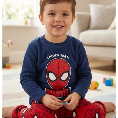Zh20099 Pijama Largo Coralina Spiderman Sun City