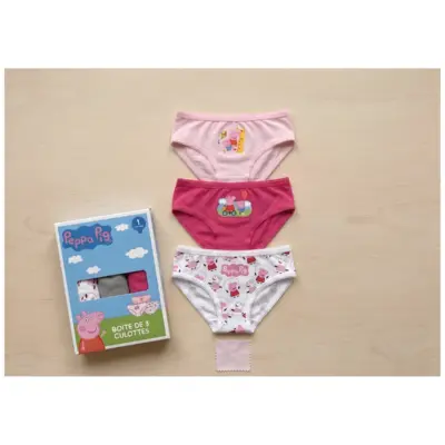 Zh80055 Caja 3 Braguitas Peppa Pig Sun City