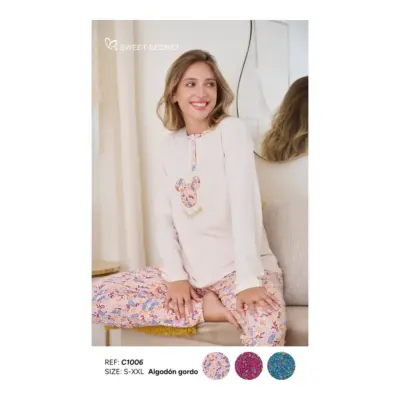 C1006 Pijama Rizo Sweet Secret
