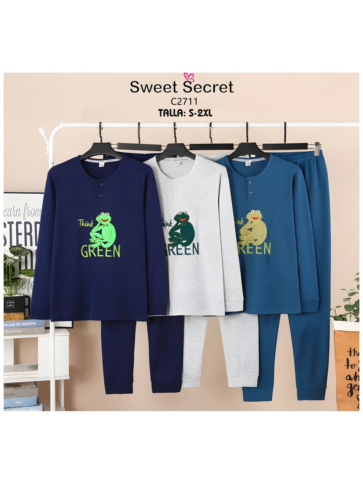 *-Pijama Hombre Algogon C2711