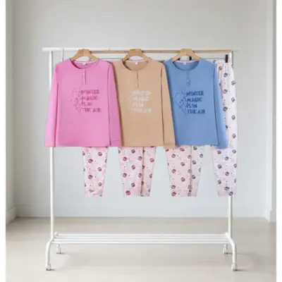J1266 Pijama Rizo Mujer