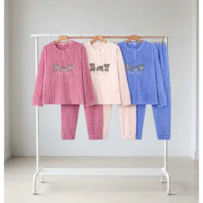 Z1306 Pijama Coralina Mujer
