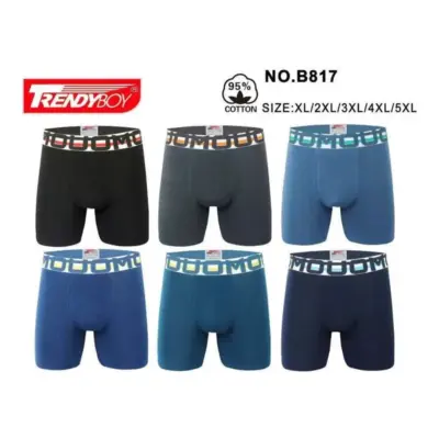 B817 - Boxer Trendy Algodon Largo Pata