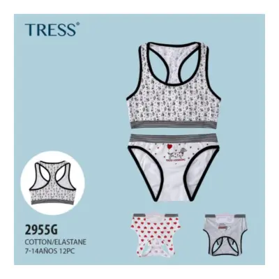 Conjunto Braga y Top 2955G