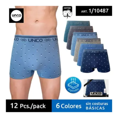 Boxer Algodon sin Costuras Unco 10487