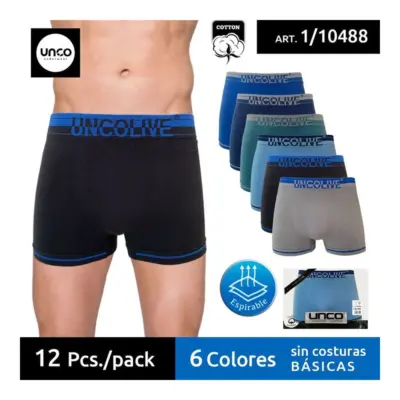 Boxer Algodon sin Costuras Unco 10488