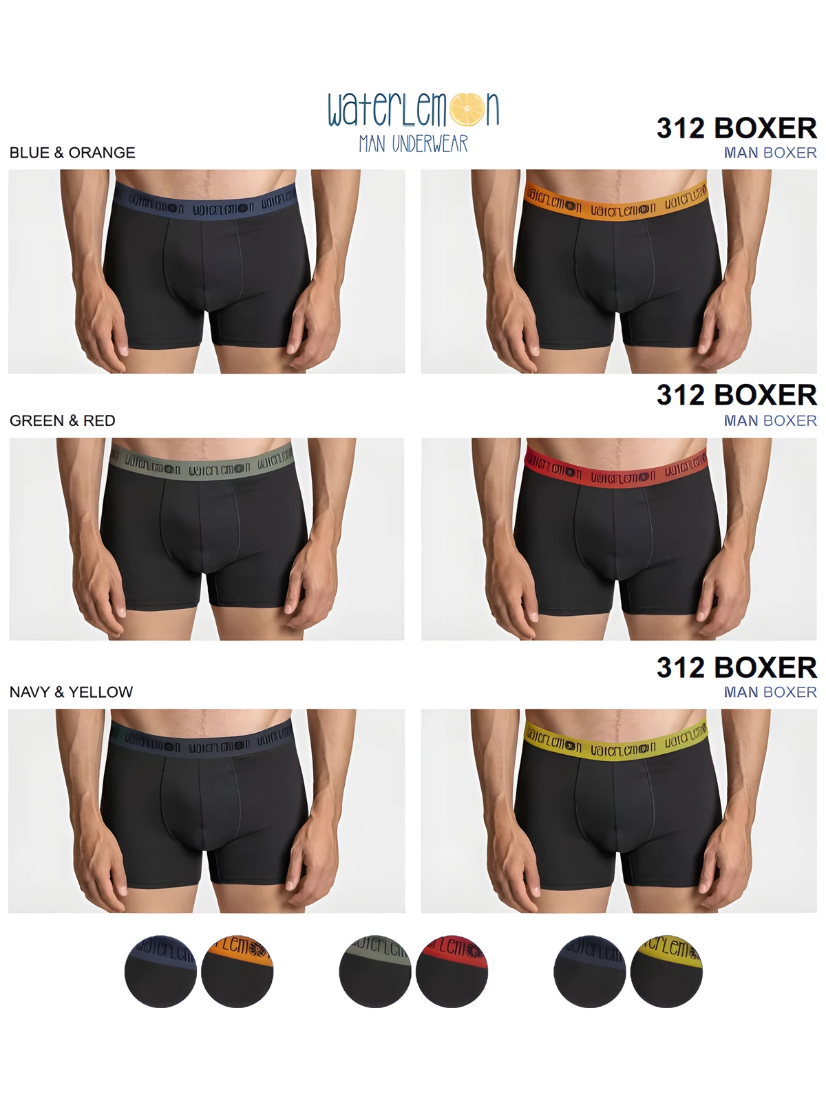 312 Boxer Pack de 2 Waterlemon - Imagen 2