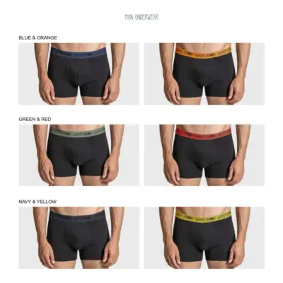 312 Boxer Pack de 2 Waterlemon