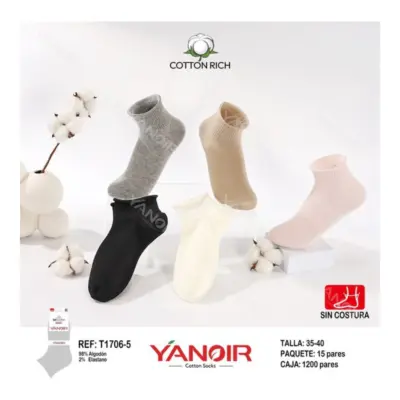 T1706 Tobillero sin Puño Yanoir 35/40