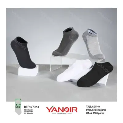 N792 Calcetin Yanoir 35-40 5 Pares X 4