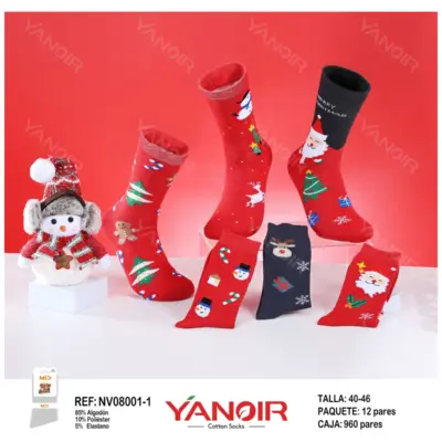 Nv08001 Calcetin Yanoir Navidad