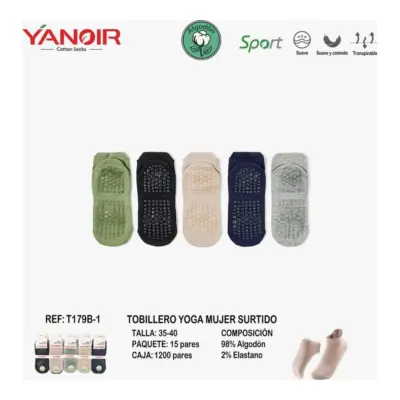 T179 Calcetin Pilates Yanoir