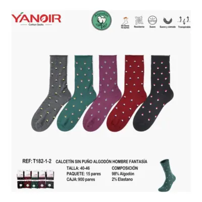 T182 - Calcetin sin Goma Yanoir 40-46