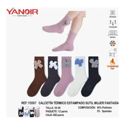 Y2007 Calcetin Lana Yanoir
