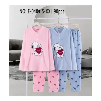 E040pijama Coralina Mujer